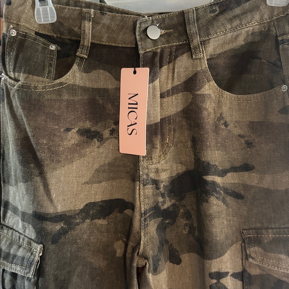 Micas camouflage cargo jeans
